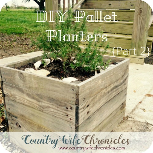 DIY Pallet Planters Feature Image