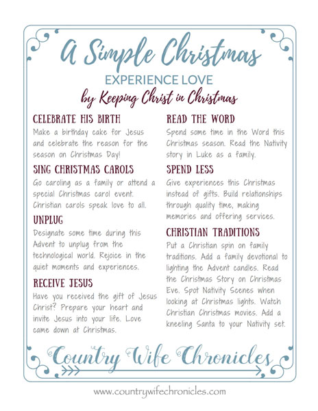A Simple Christmas Experience Love PDF Image