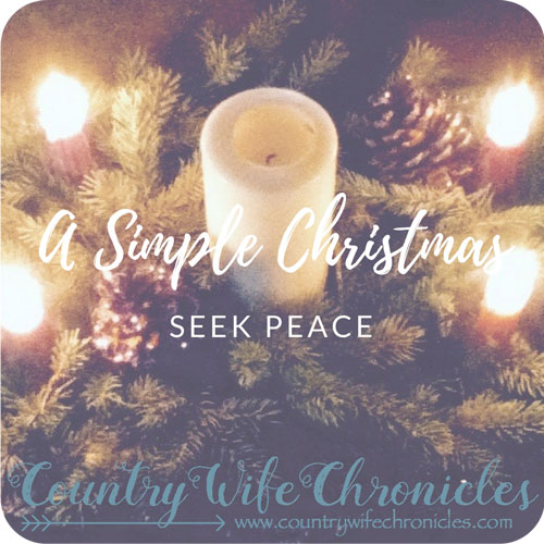A Simple Christmas Seek Peace Feature Image