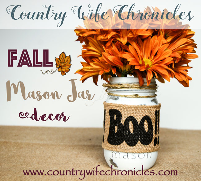Fall Mason Jar Decor Feature Image