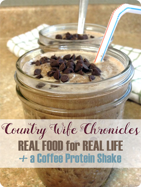Real Food for Real Life + a Coffee Protein Shake Feature Image