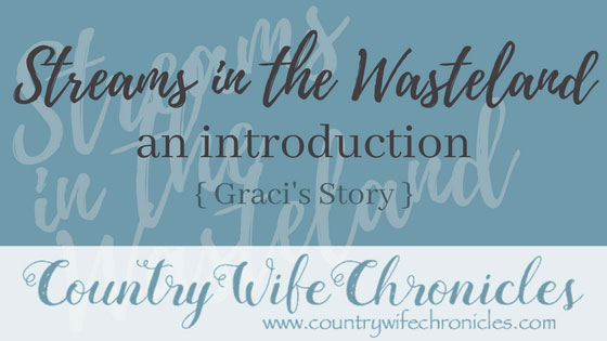 Streams in the Wasteland: An Introduction {Graci's Story} Feature Image