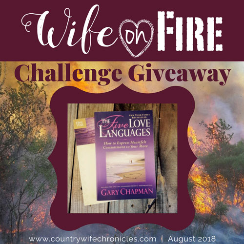 Wife on Fire Challenge 2018 Giveaway Graphic